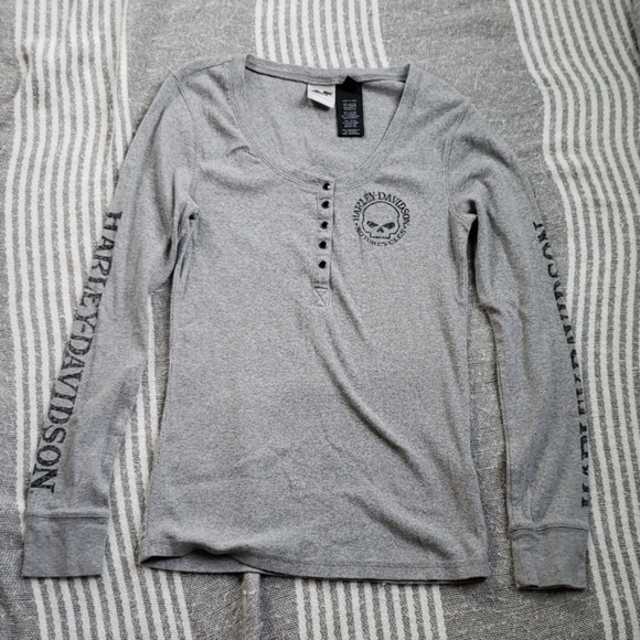Harley-Davidson Tops - Harley Davidsom Ribbed Long sleeve Shirt